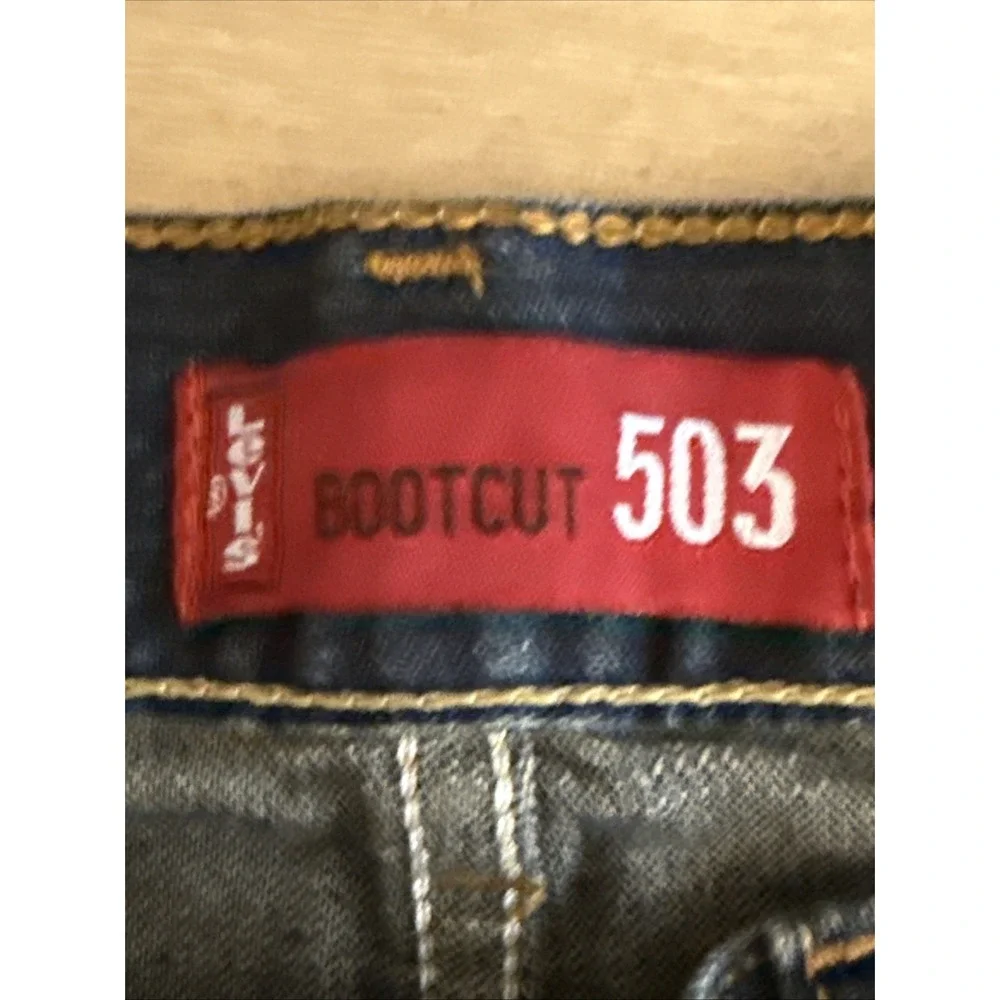 Levis 503 Jeans Mens 36 X 32 Fits 36x30 Blue Bootcut Regular Fit Denim  2013